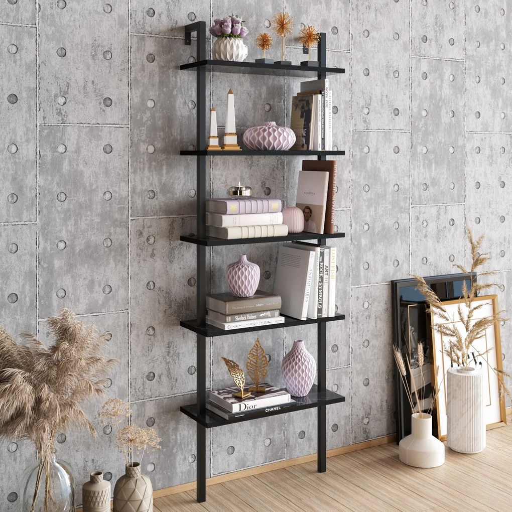 Estante Piante – Preto – 60 cm x 174 cm x 22 cm