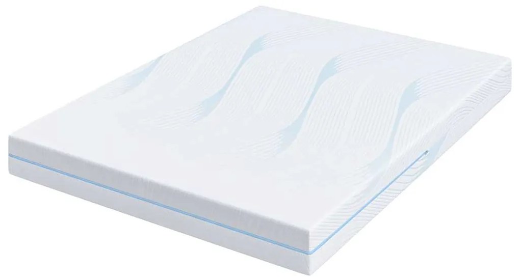 Colchões Branco 140 x 190 cm Tecido jacquard 100% poliéster