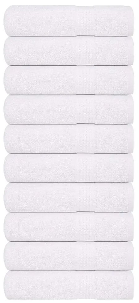 Toalhas de banho 10 pcs 100x150 cm 360 gsm 100% algodão branco