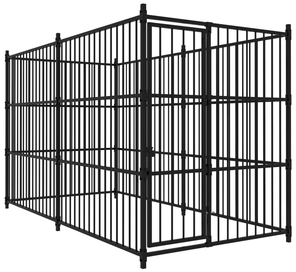 vidaXL Canil de exterior 300x150x185 cm