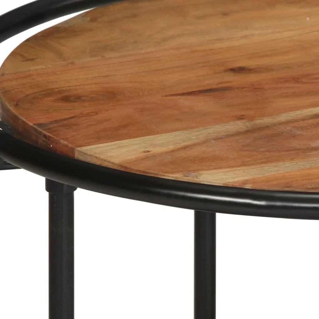 Mesa de centro 110x55x40 cm madeira de acácia maciça