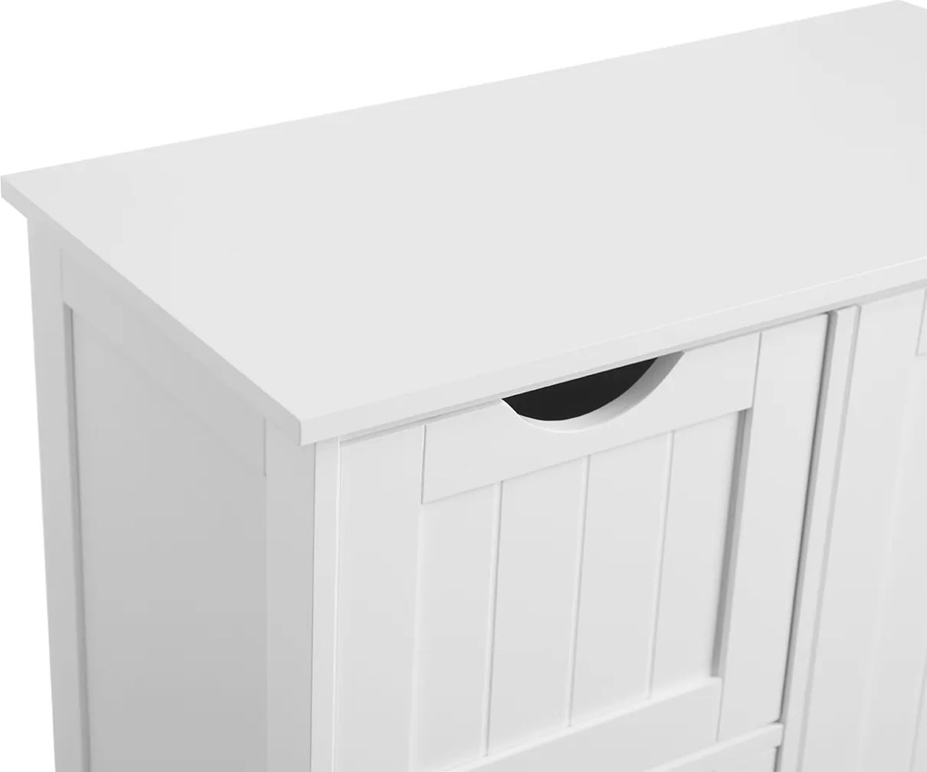 Armario arrumação sala, casa de banho com 3 gavetas grandes 60 x 30 x 81 cm Branco