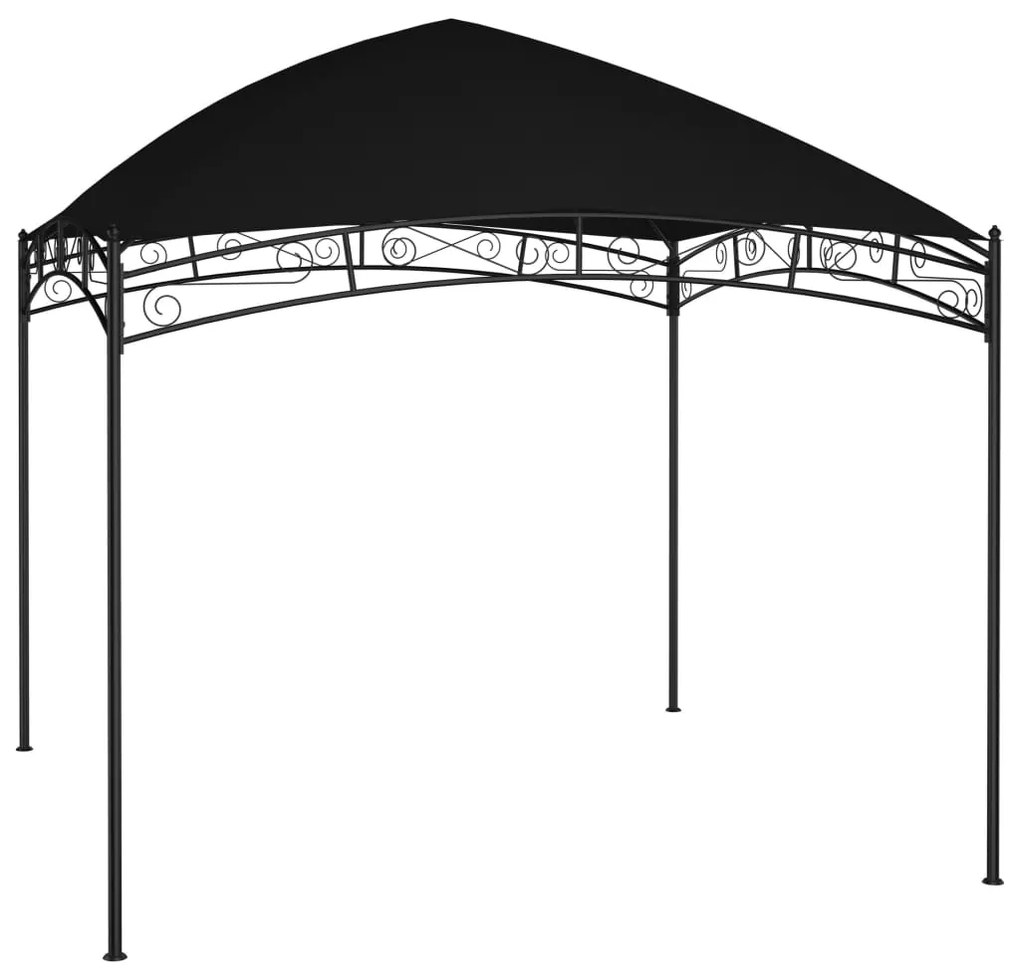 vidaXL Gazebo de jardim 3x3 m 180 g/m² antracite