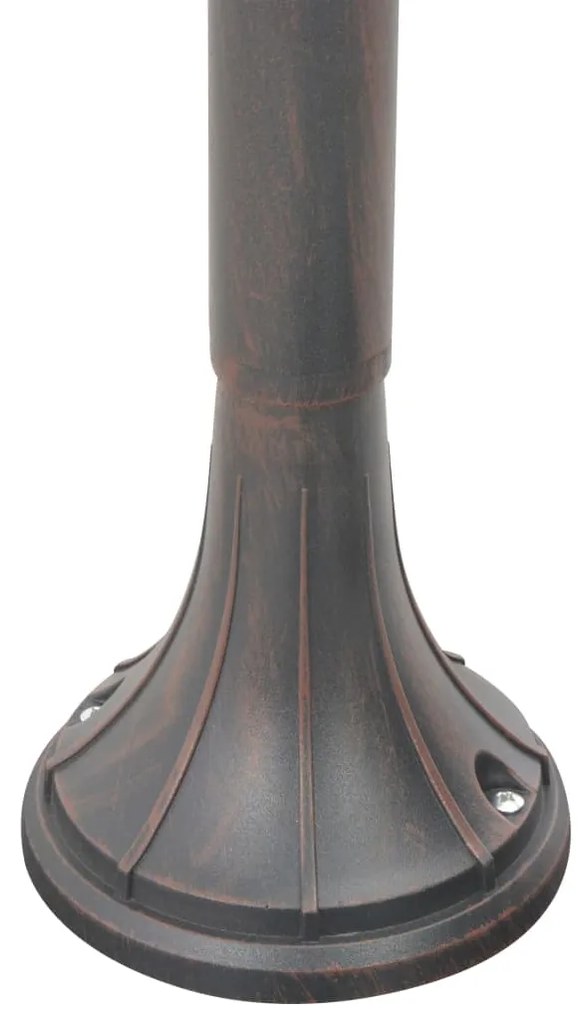 Candeeiro de pé para jardim E27 120 cm alumínio bronze