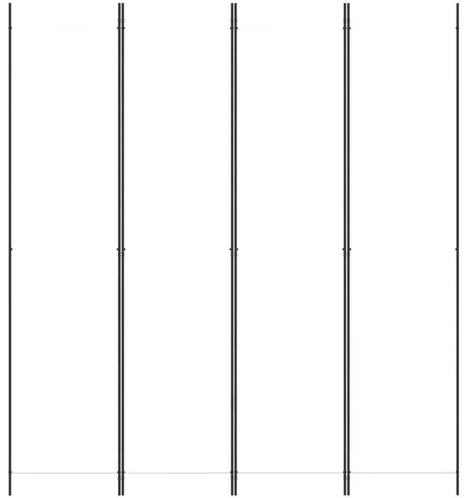 Divisória/biombo com 4 painéis 200x220 cm tecido branco