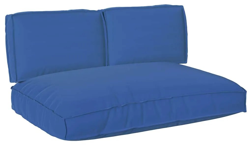 Conjunto de Almofadas para Palete 3 pcs Azul Royal