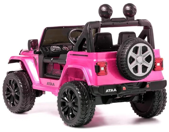 JIPE ELÉTRICO INFANTIL RAIDER 12V 4X4 ROSA