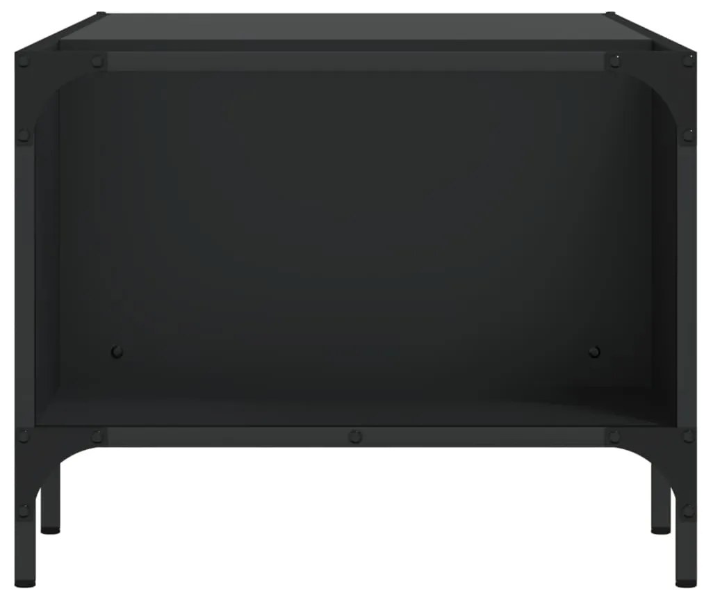 Mesa centro c/ prateleira 100x51x40 cm derivados madeira preto