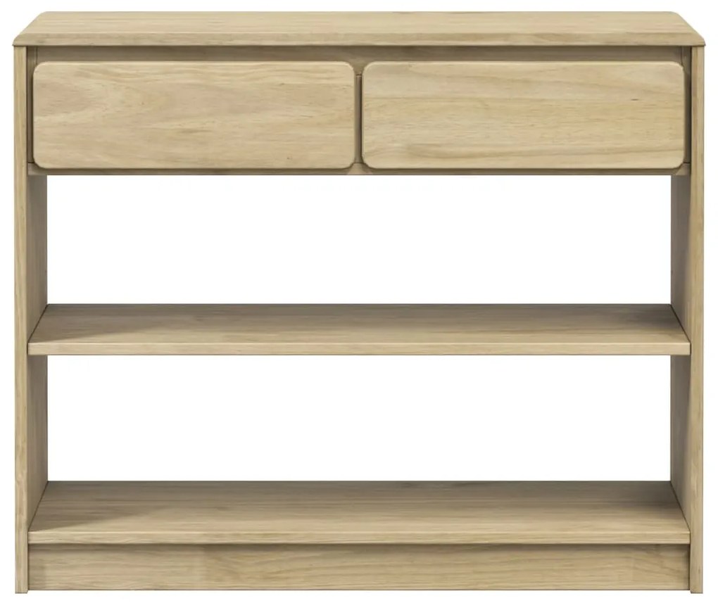 Mesa consola SAUDA 89,5x36,5x73 cm pinho maciço cor carvalho