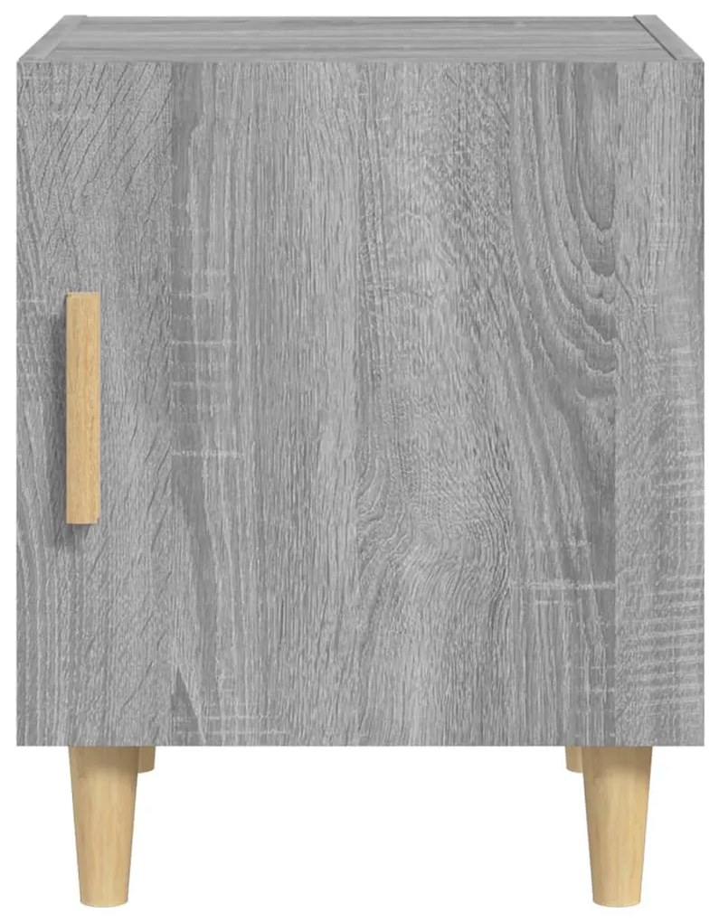 Mesa de cabeceira 2 pcs derivados de madeira cinzento sonoma
