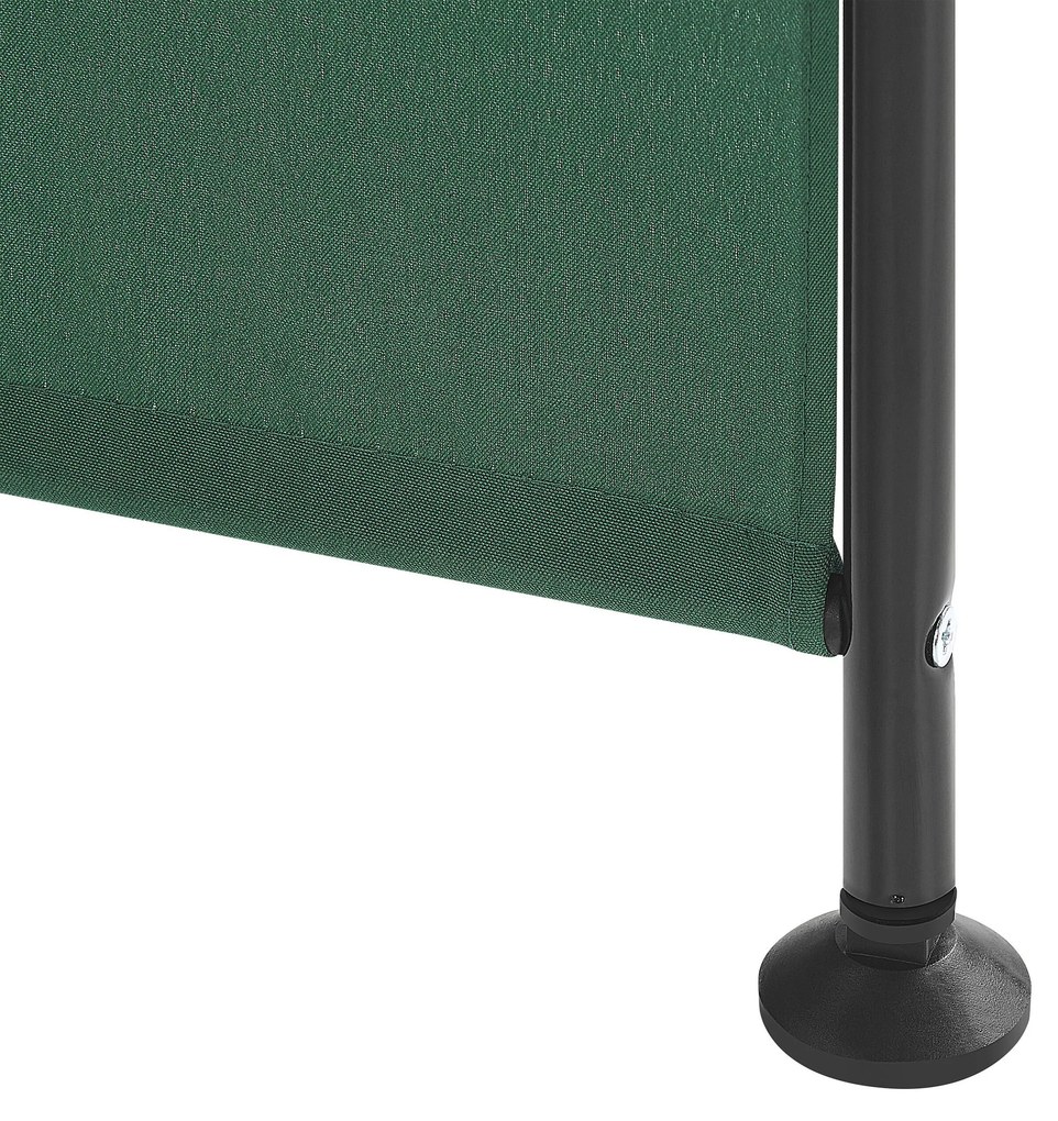 Biombo com 5 painéis 270 x 170 cm verde NARNI Beliani