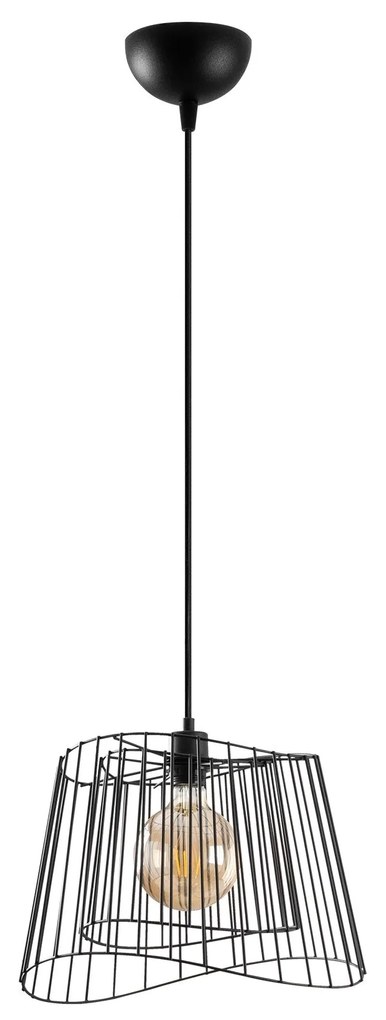 Candeeiro Chandelier Byisoo – Preto – 40 x 40 cm
