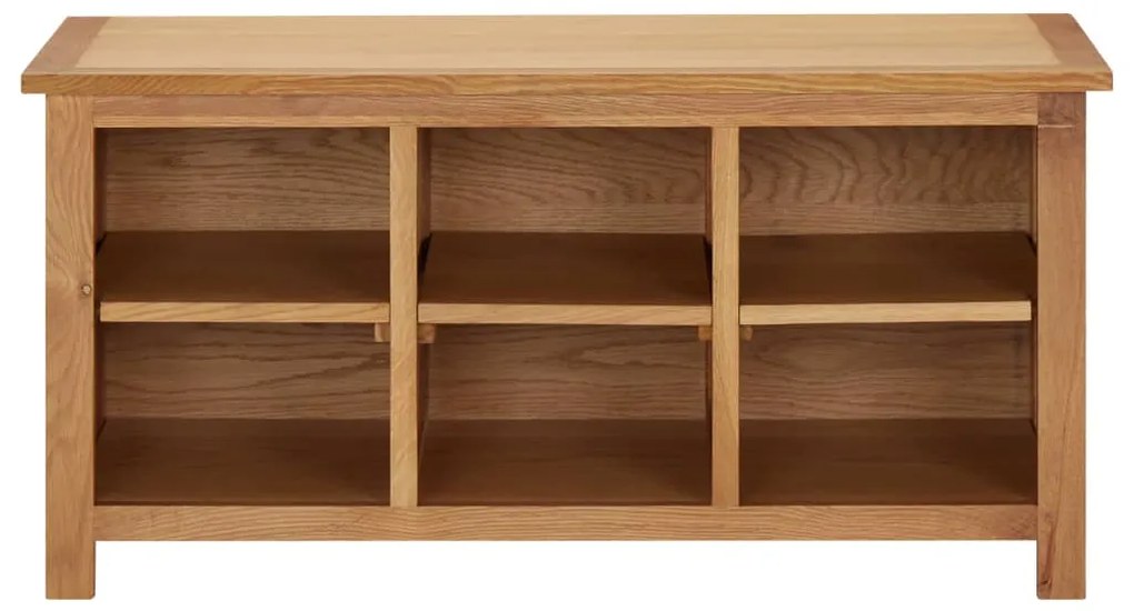 Sapateira 90x37x45 cm madeira de carvalho maciça