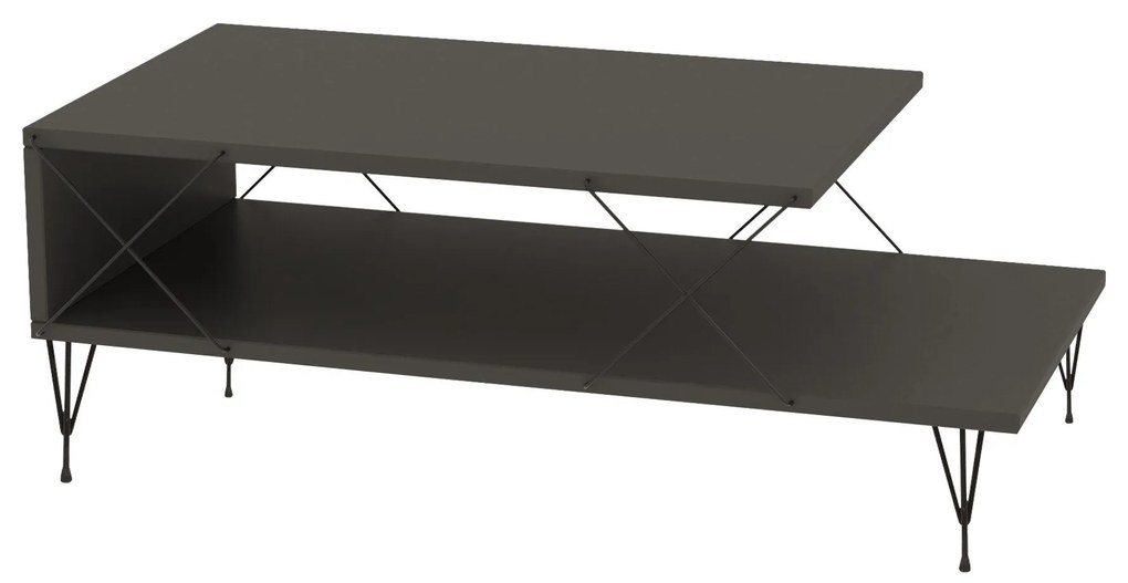 Mesa de Centro Loire – Antracite – 100x40x50 cm