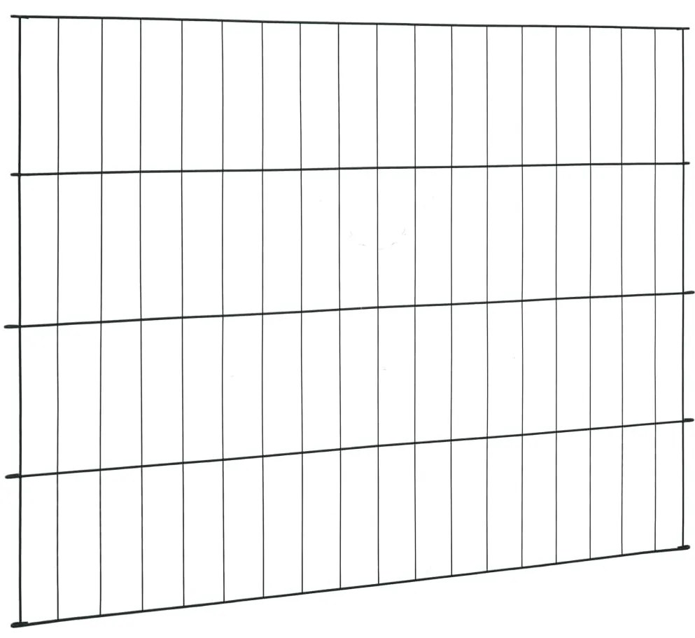 Conjunto painéis de vedação para jardim 115x79 cm verde