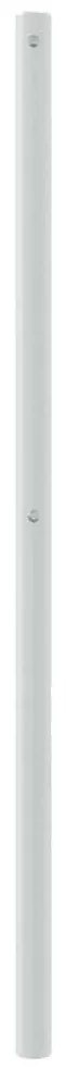 Cabeceira de cama 180 cm metal branco