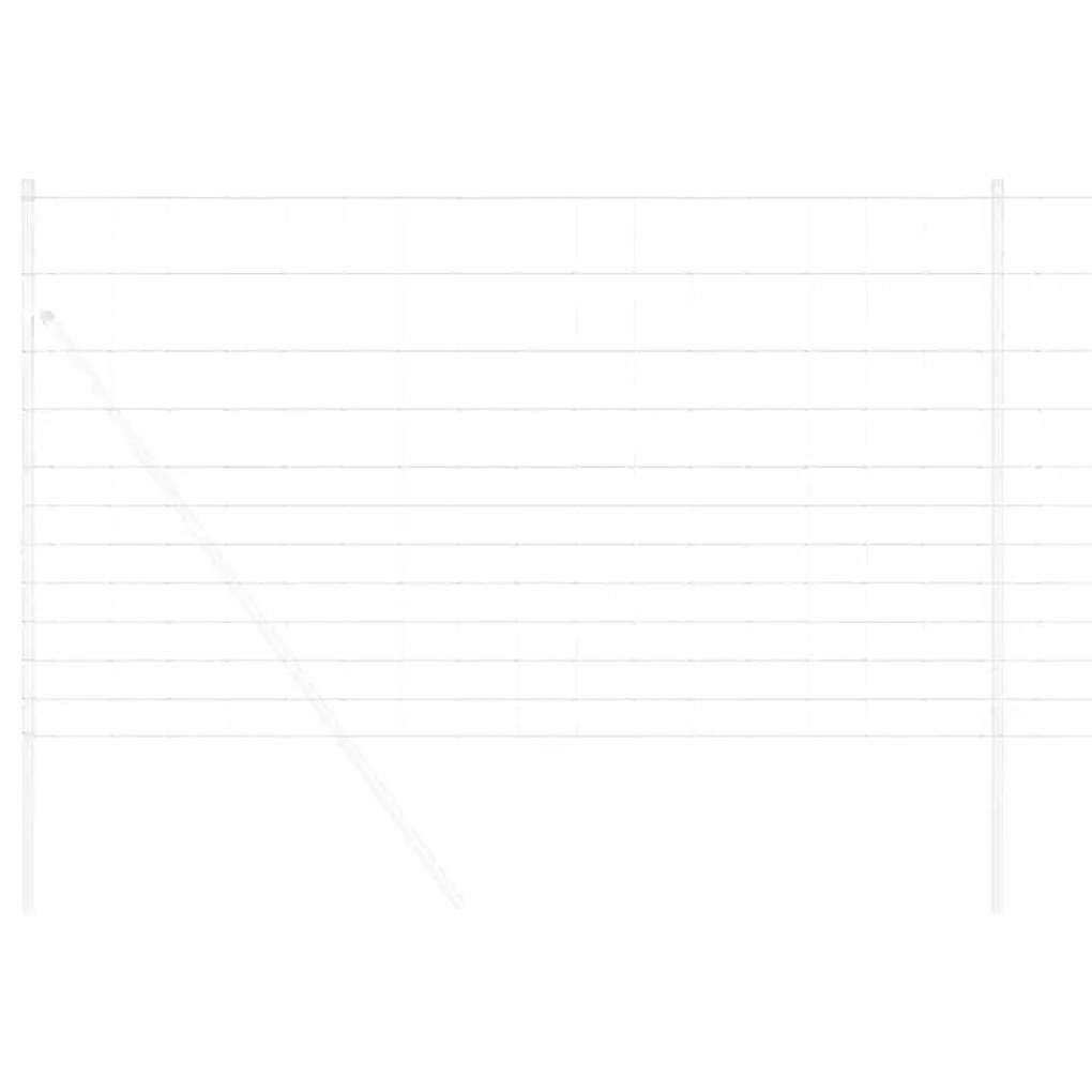 Cerca de Campo 1,4x25 m Aço Galvanizado