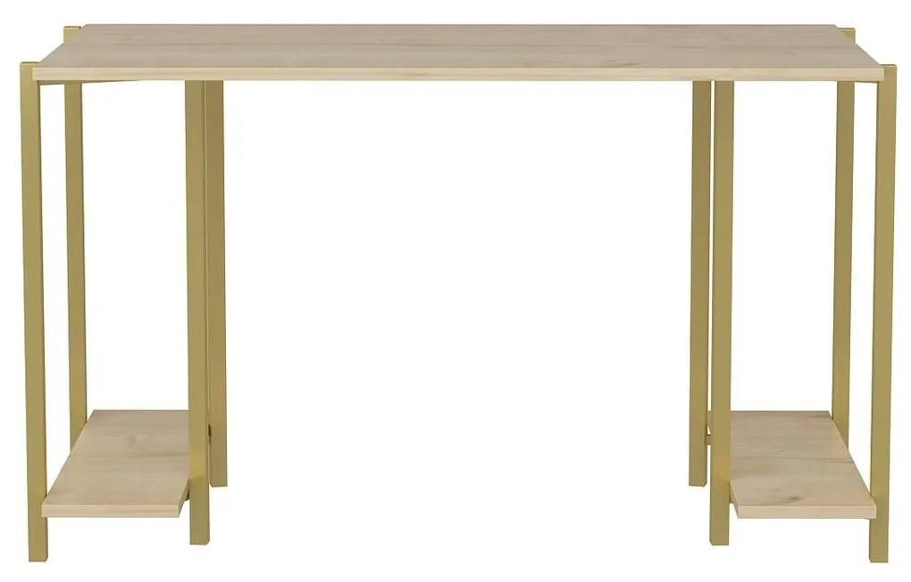 Secretária Academy – Carvalho Dourado – 125,2x60x73,8 cm