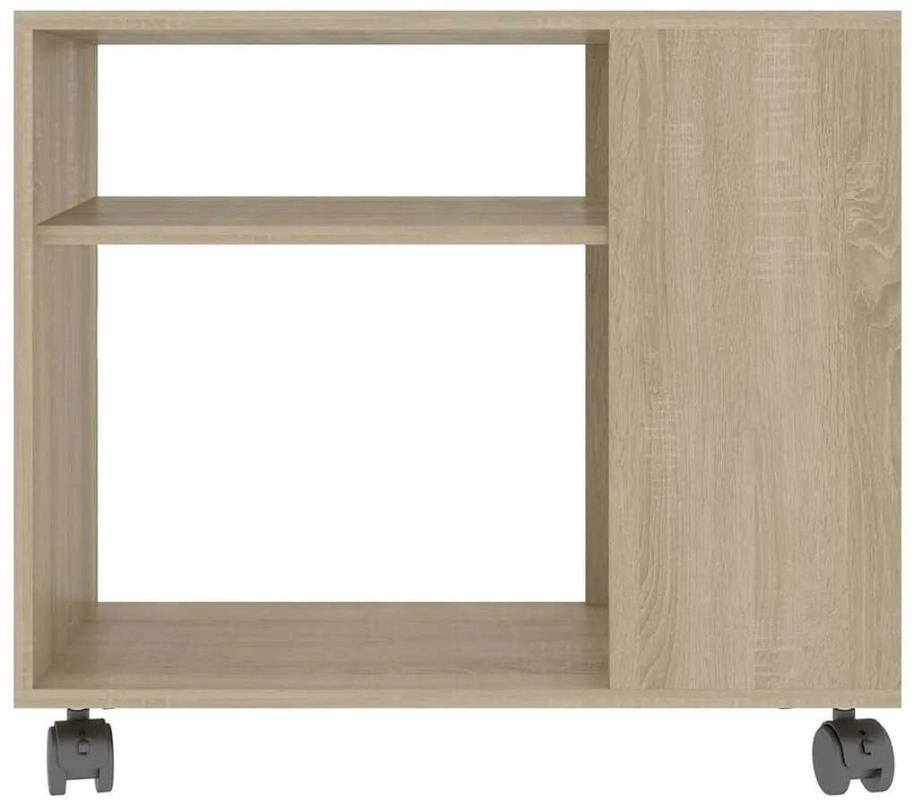 Mesa de apoio 70x35x55 cm madeira processada carvalho sonoma