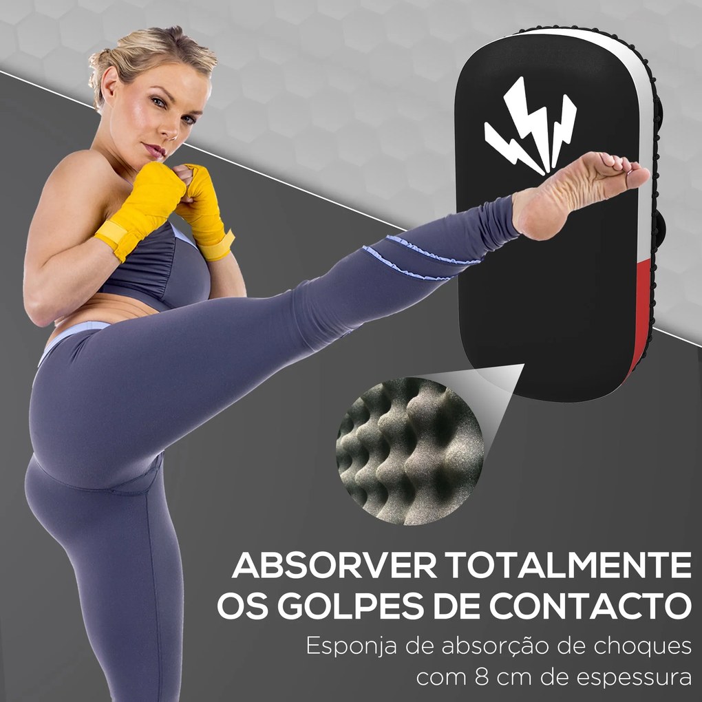 SPORTNOW Escudo de Golpe para Boxe Thai Pads 38x20x18 cm para Treinos