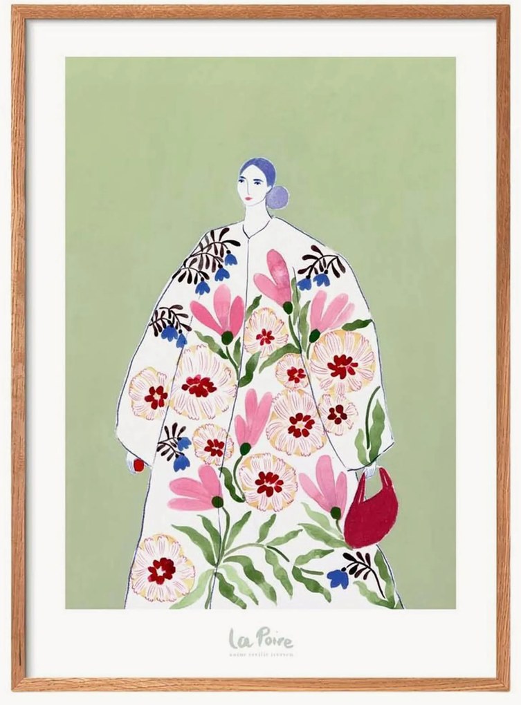 Impressão emoldurada Festive Coat