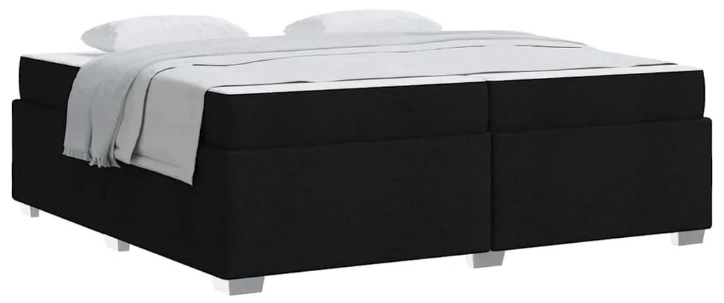 Estrutura da Cama Outros Preto 200 x 200 cm tecido