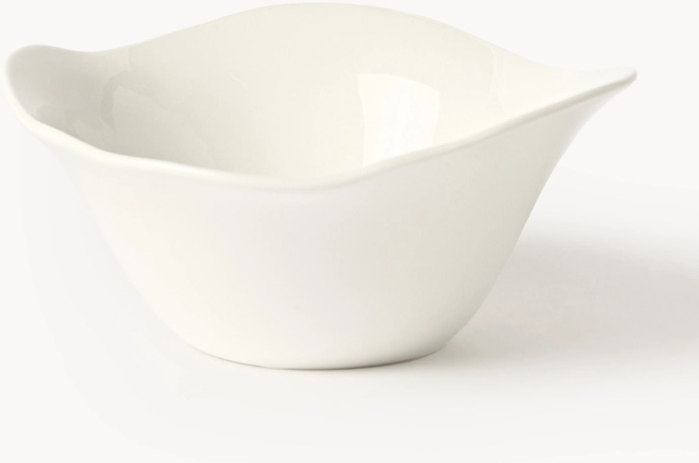 Taças pequenas em porcelana com forma orgânica Joana, conjunto de 4