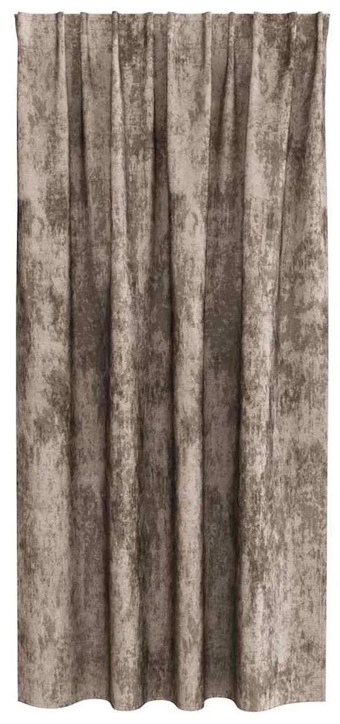 Cortinas de Veludo 2 peças com Ilhós Cappuccino 175x140 cm