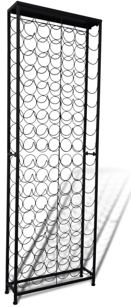 Suporte vertical para garrafas de vinho, metal por 108 garrafas