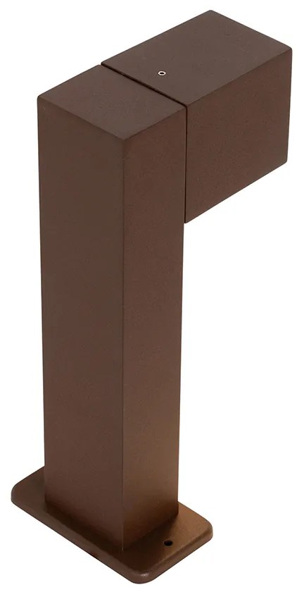Candeeiro de poste para exterior industrial castanho enferrujado 30 cm IP44 - Baleno Moderno,Industrial