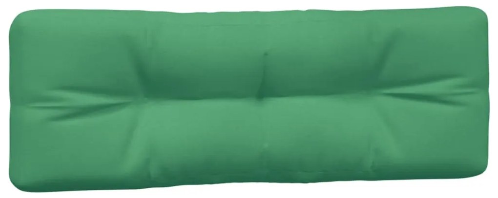 Almofadões para móveis de paletes 2 pcs tecido verde