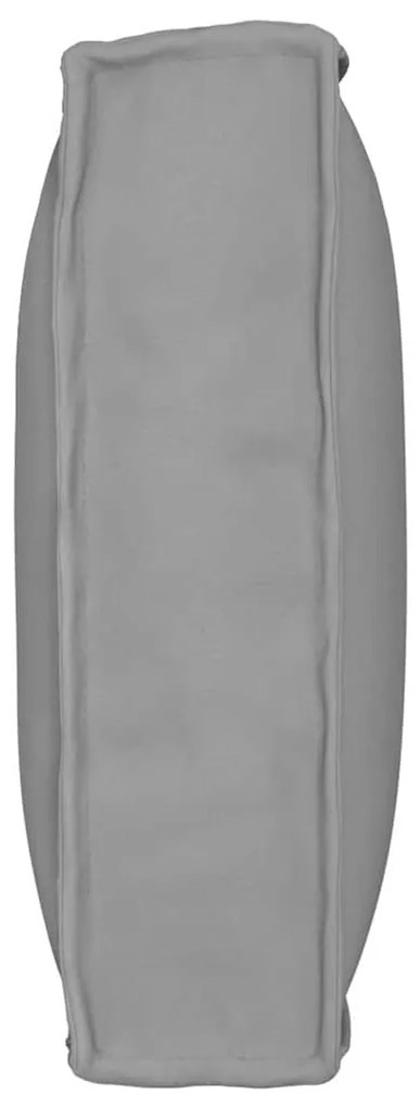 Almofada de Palete para Encosto Cinza 80x40x12 cm em Tecido Oxford