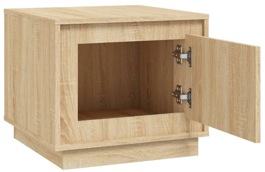 Mesa de centro 51x50x44 cm derivados madeira carvalho sonoma