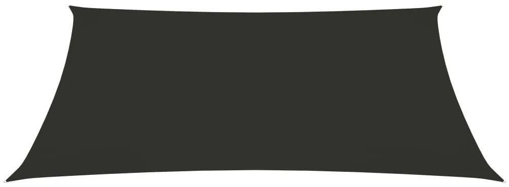 Para-sol estilo vela tecido oxford trapézio 2/4x3 m antracite