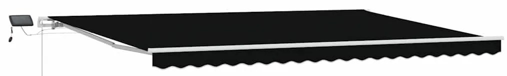 Toldo with Manual Preto 500 × 300 cm Preto