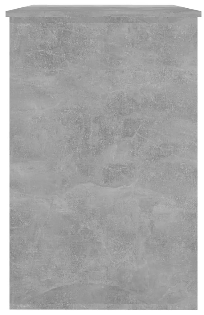 Secretária 100x50x76 cm derivados de madeira cinzento cimento