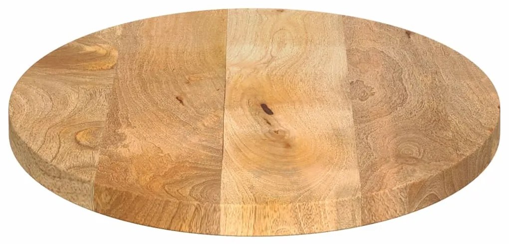 Tampo de mesa oval 120x50x2,5 cm madeira de mangueira maciça