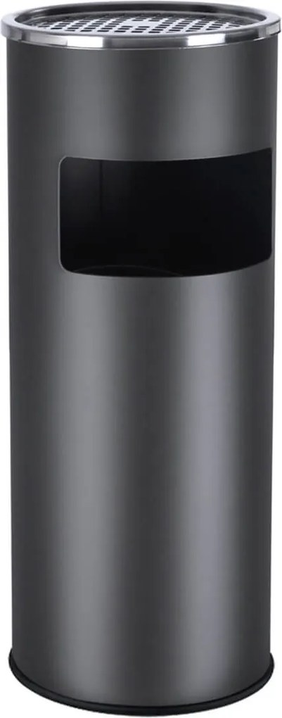 Cinzeiro de pé 22 x 32,3 cm (ø x A) 12,3 L preto