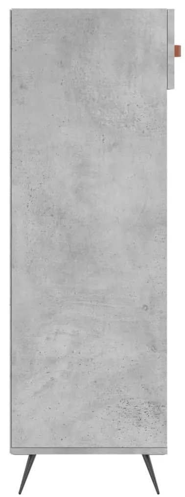 Sapateira 60x35x105 cm derivados de madeira cinzento cimento