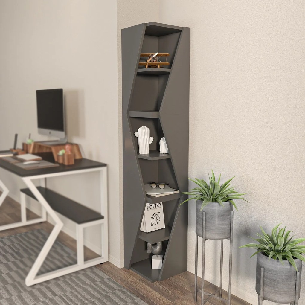 Estante Arrow – Antracite – 31,8 cm x 165 cm x 31,8 cm