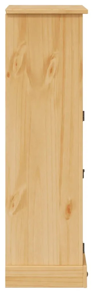 Móvel de WC Corona 70x33x110 cm madeira de pinho maciça