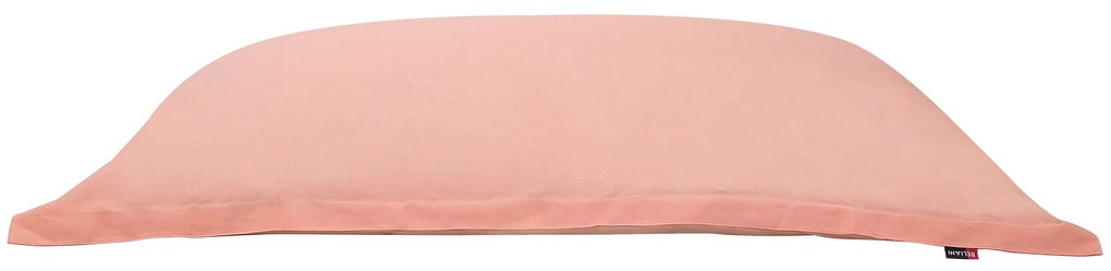 Pufe almofada rosa claro 140 x 180 cm FUZZY Beliani