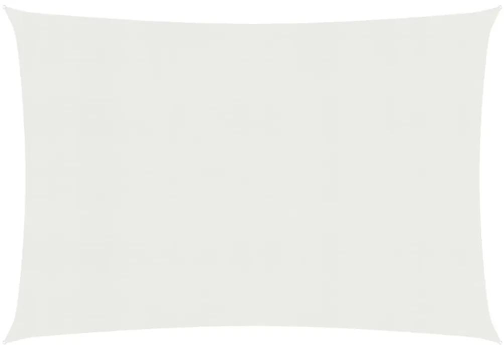Para-sol estilo vela 160 g/m² 2,5x3,5 m PEAD branco