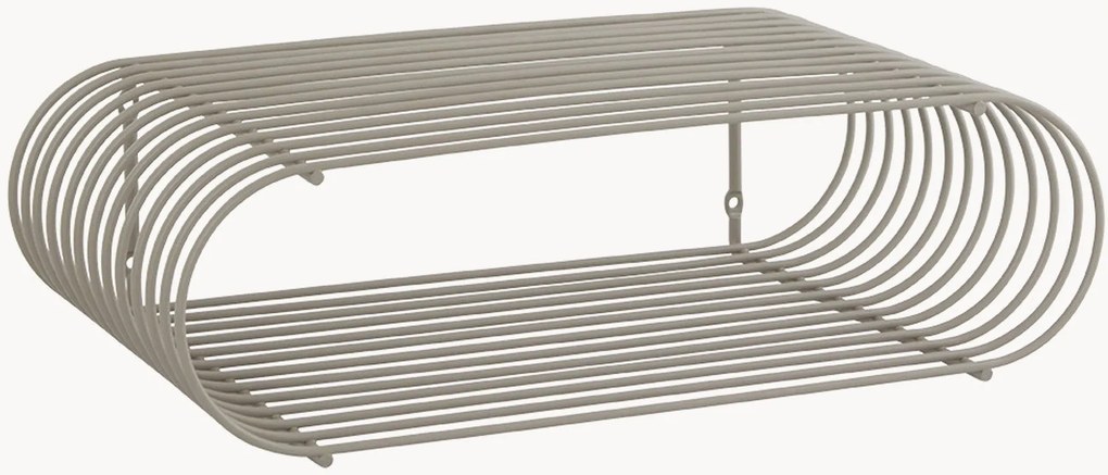 Estante de parede em metal Curva, L 40 cm
