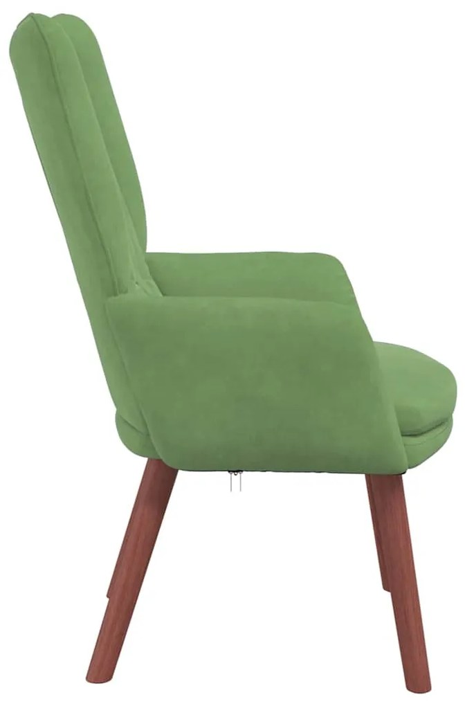 Poltrona Relaxante Velvet Verde Claro