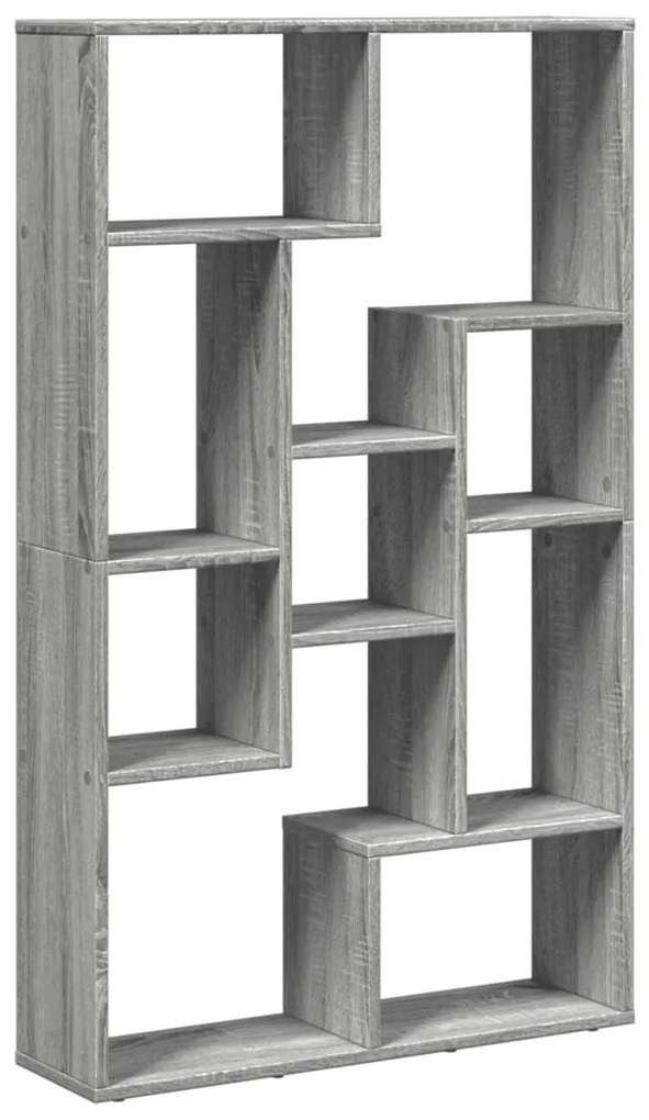 Estante 72x20x120 cm derivados de madeira cinzento sonoma