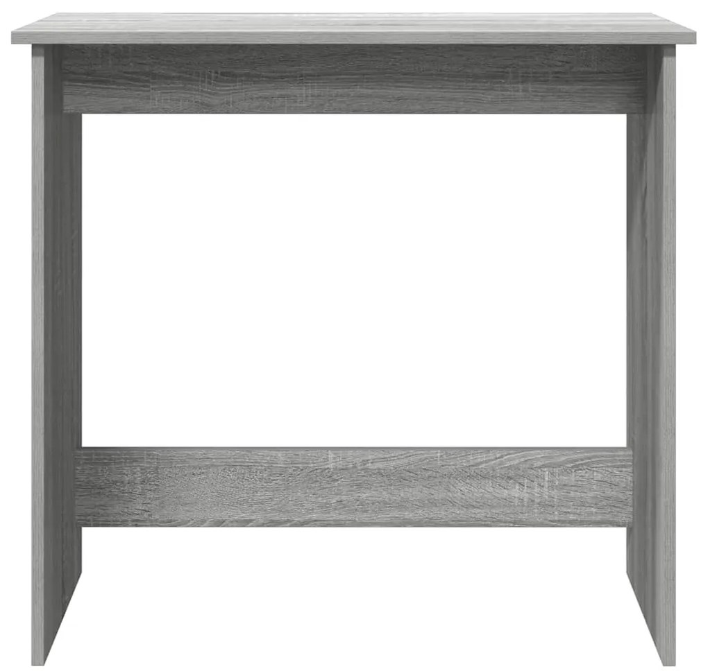 Secretária 80x40x75 cm derivados de madeira cor cinzento sonoma