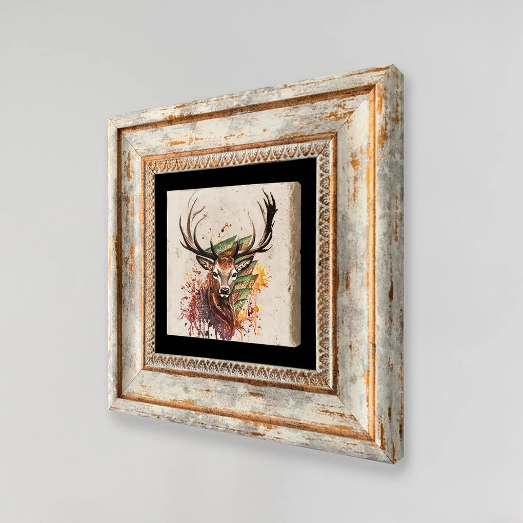 Quadro Decorativo emoldurado TC4750664 – Multicolor – 20 x 20 cm
