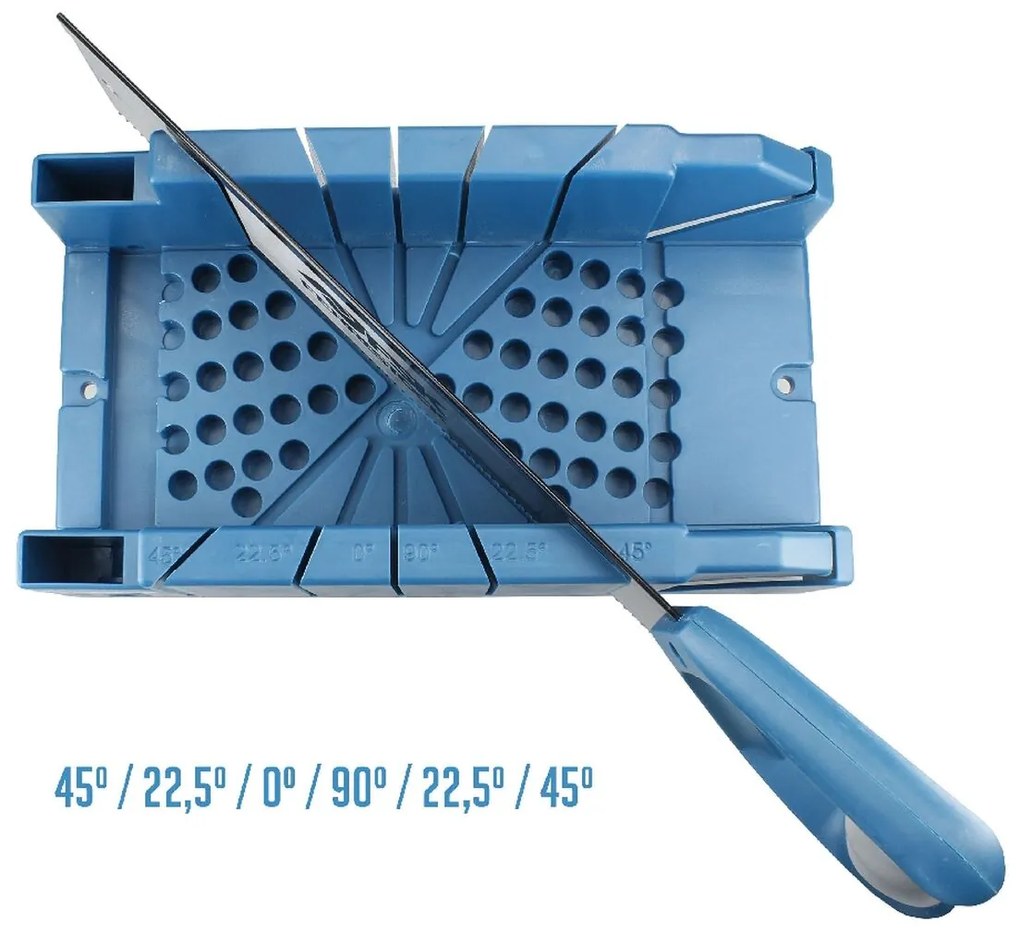 Serra combinada com caixa de malhetes Ferrestock Azul