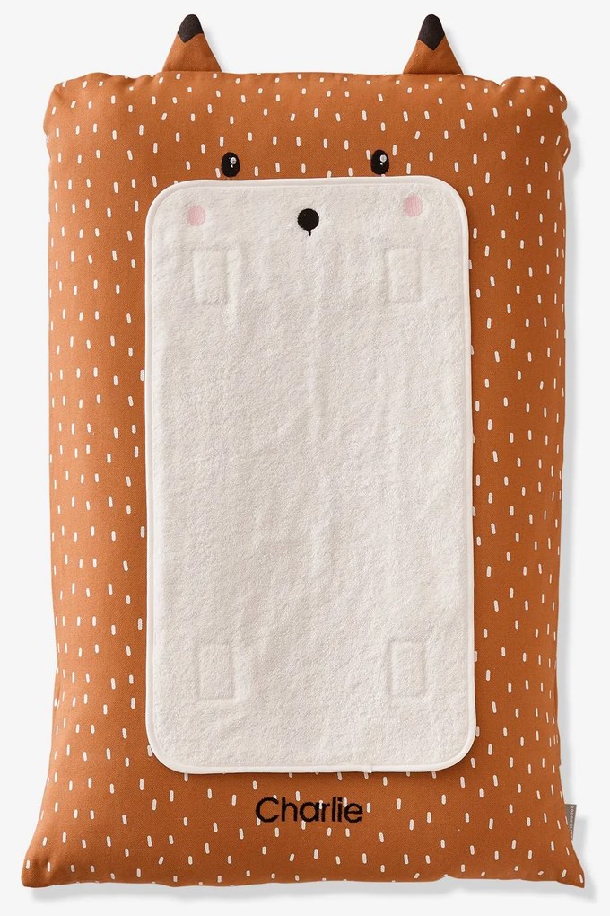 Capa para colchão de mudas, Raposa castanho medio estampado